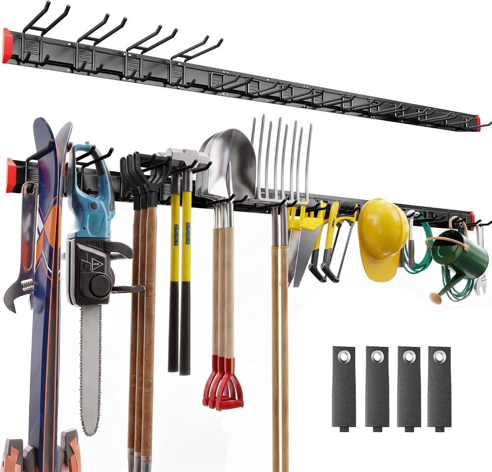 monTEK 96" Garage Tool Organizer Wall Mount, 925 LBS Heavy Duty Tool Rack