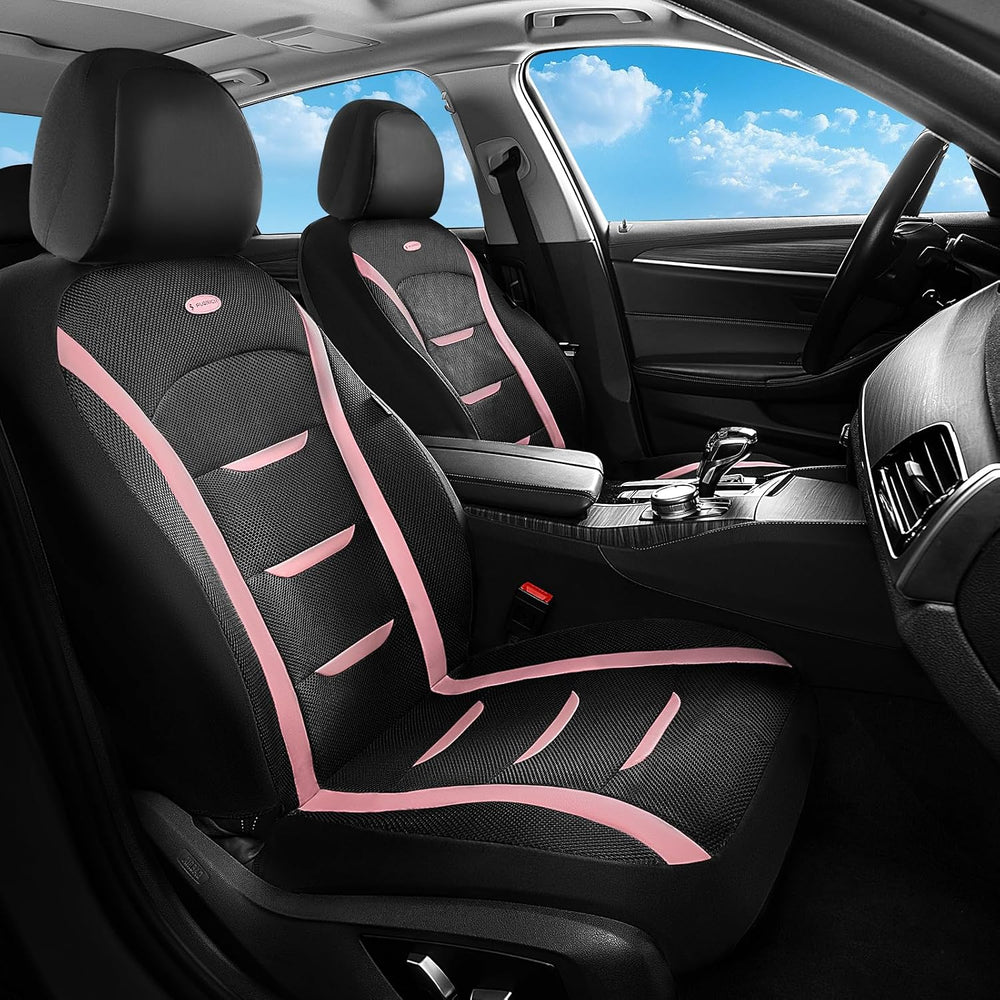 Front Car Seat Covers Breathable Automotive Seat Covers Car Seat Protectors 2...
