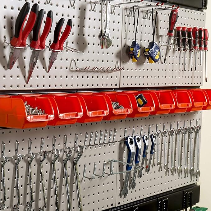Ultrawall Pegboard Wall Organizer, 48X 36 inch Garage Storage Pegboard
