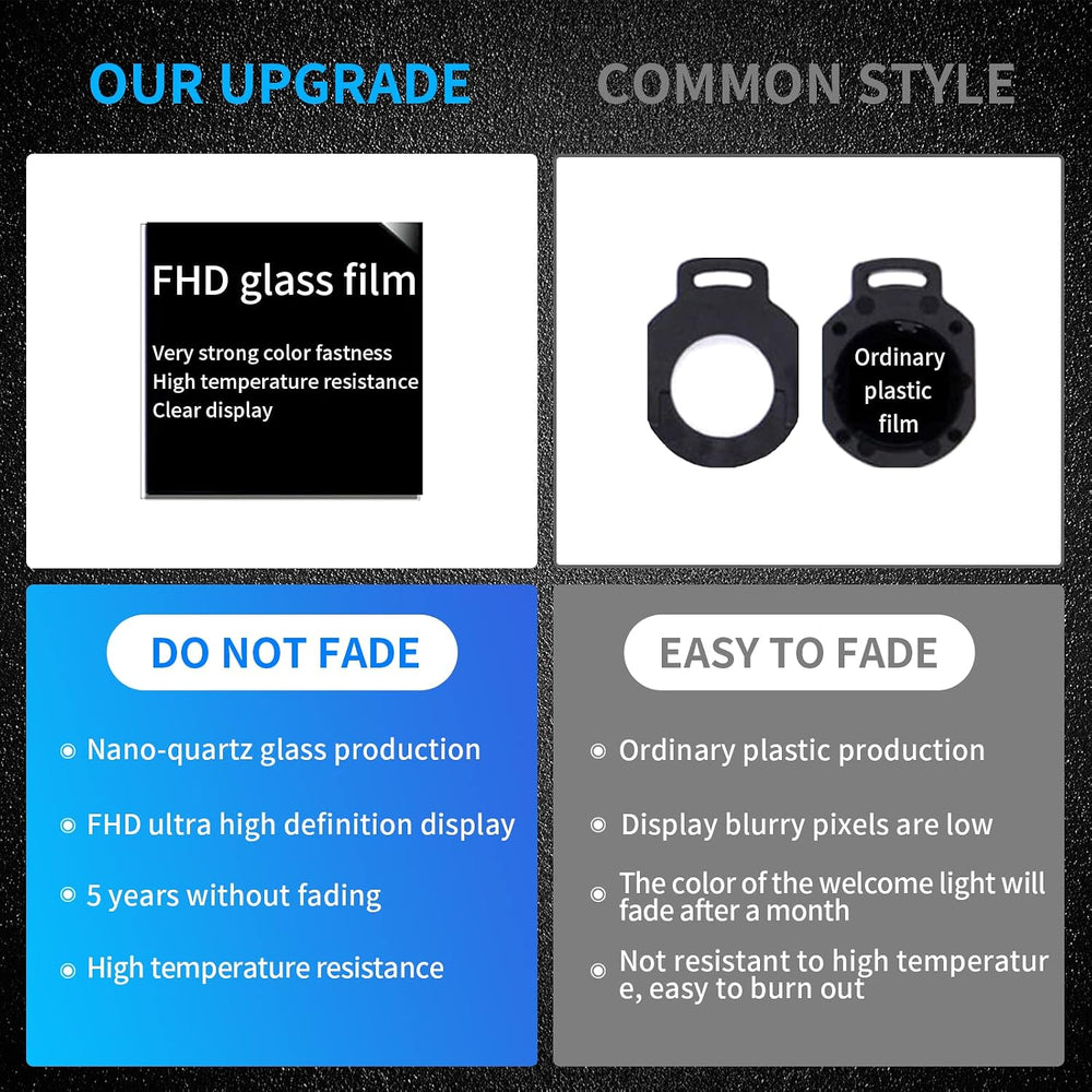 2 Pcs Non-Fading MB Door Light Logo, Projector Welcome Lamp Door Light Puddle...