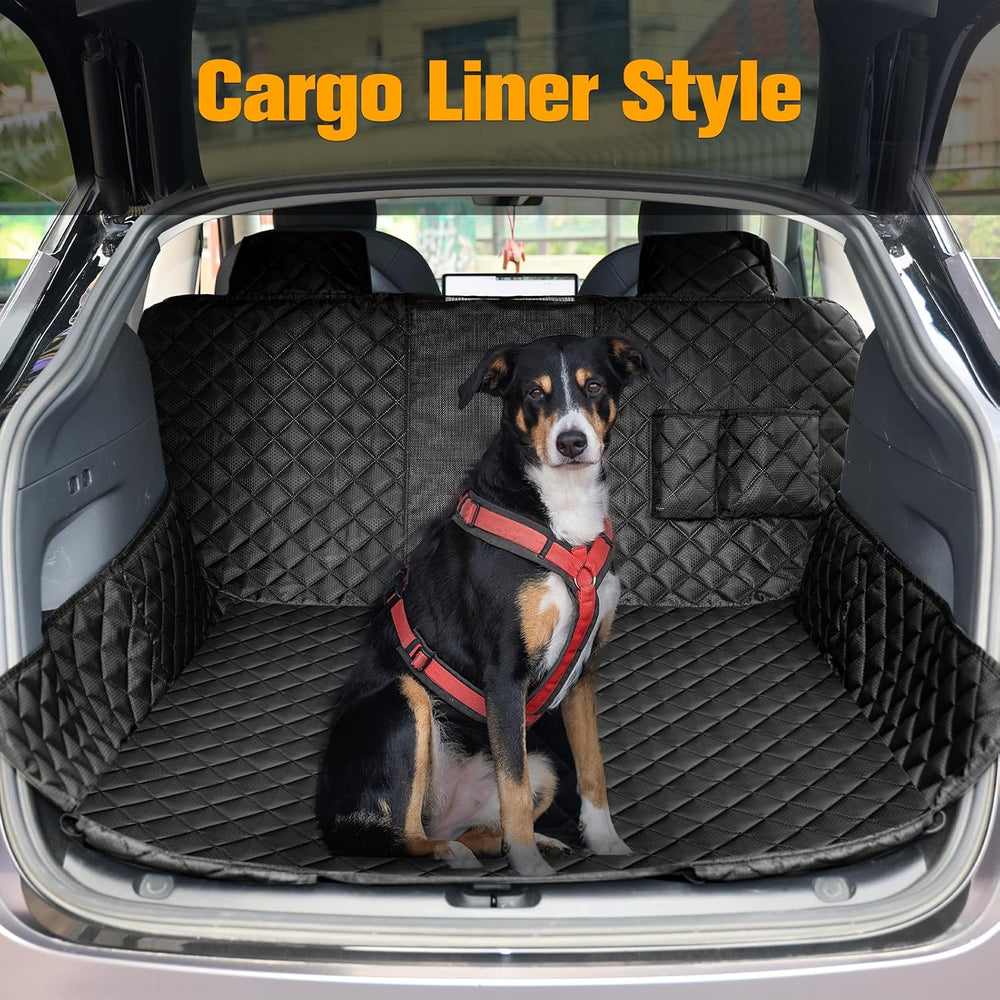 Dog Seat Cover for Tesla Model 3 & Y Back Seat + 2 Door Protectors