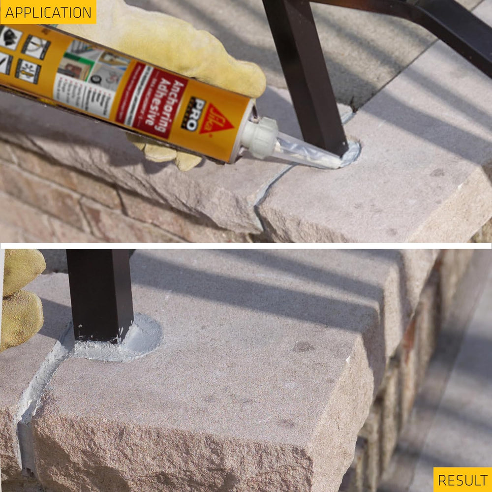 Sika AnchorFix®-1 High Strength Anchoring Adhesive, 10.1 fl oz, Gray - Fast S...