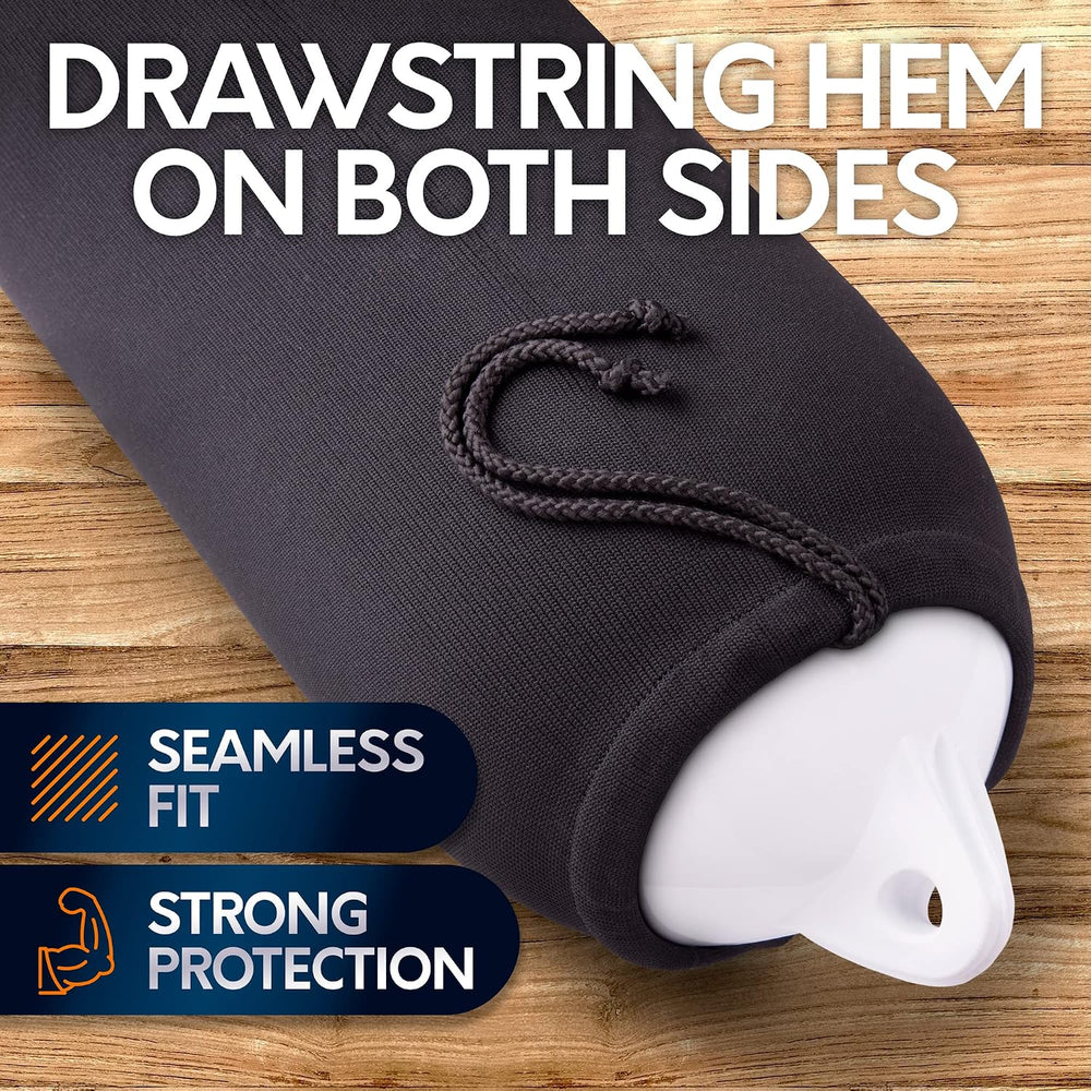 Boat Fender Covers | Several Size Options Available | Black & Navy Blue |...