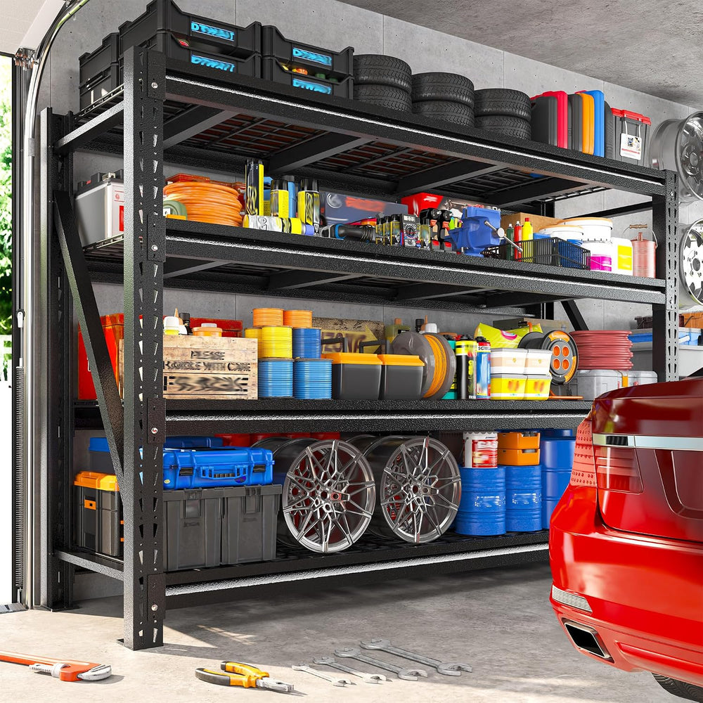 Garage Shelving Heavy Duty, 5020LBS Steel Rack for Garage, Shop