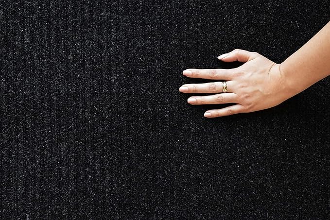 iCustomRug Spartan Weather Warrior Indoor/Outdoor Utility Ribbed Carpet Runner