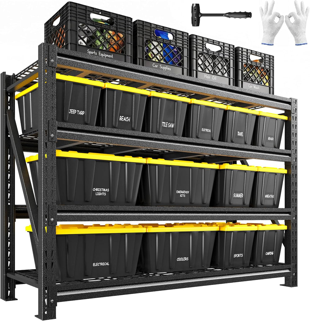 Garage Shelving Heavy Duty, 5020LBS Steel Rack for Garage, Shop
